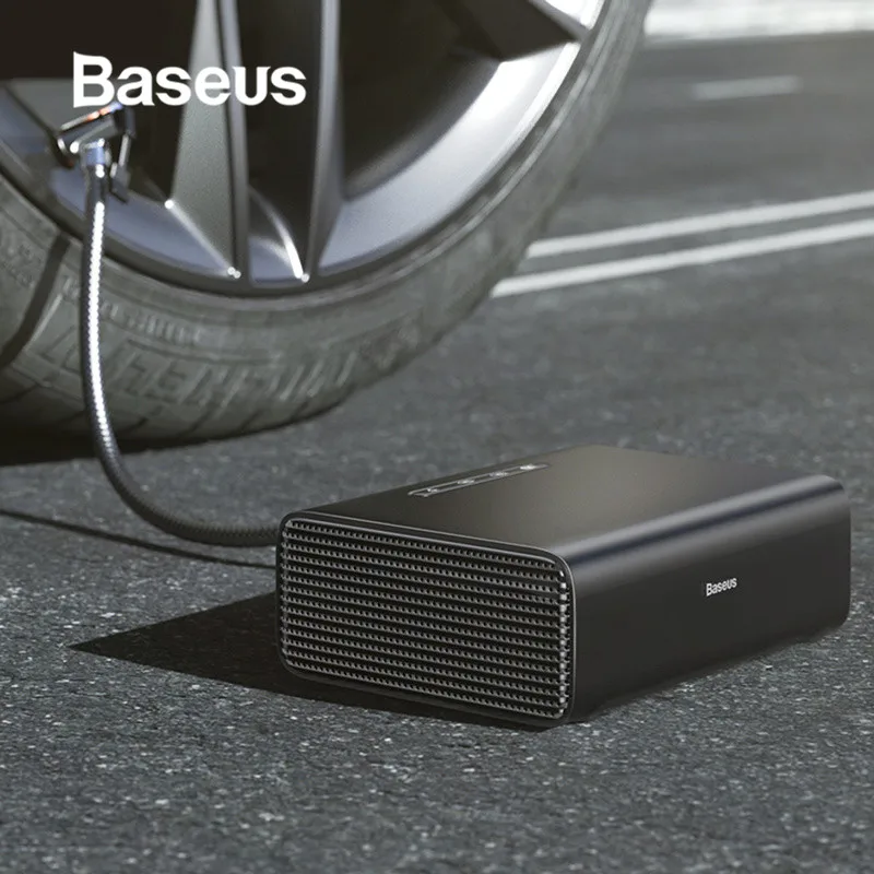 Baseus интеллигентая(ый) автомобильный воздушный компрессор шин насосы для автомобиля 12V Портативный Авто Шинный Насос для автомобильных шин