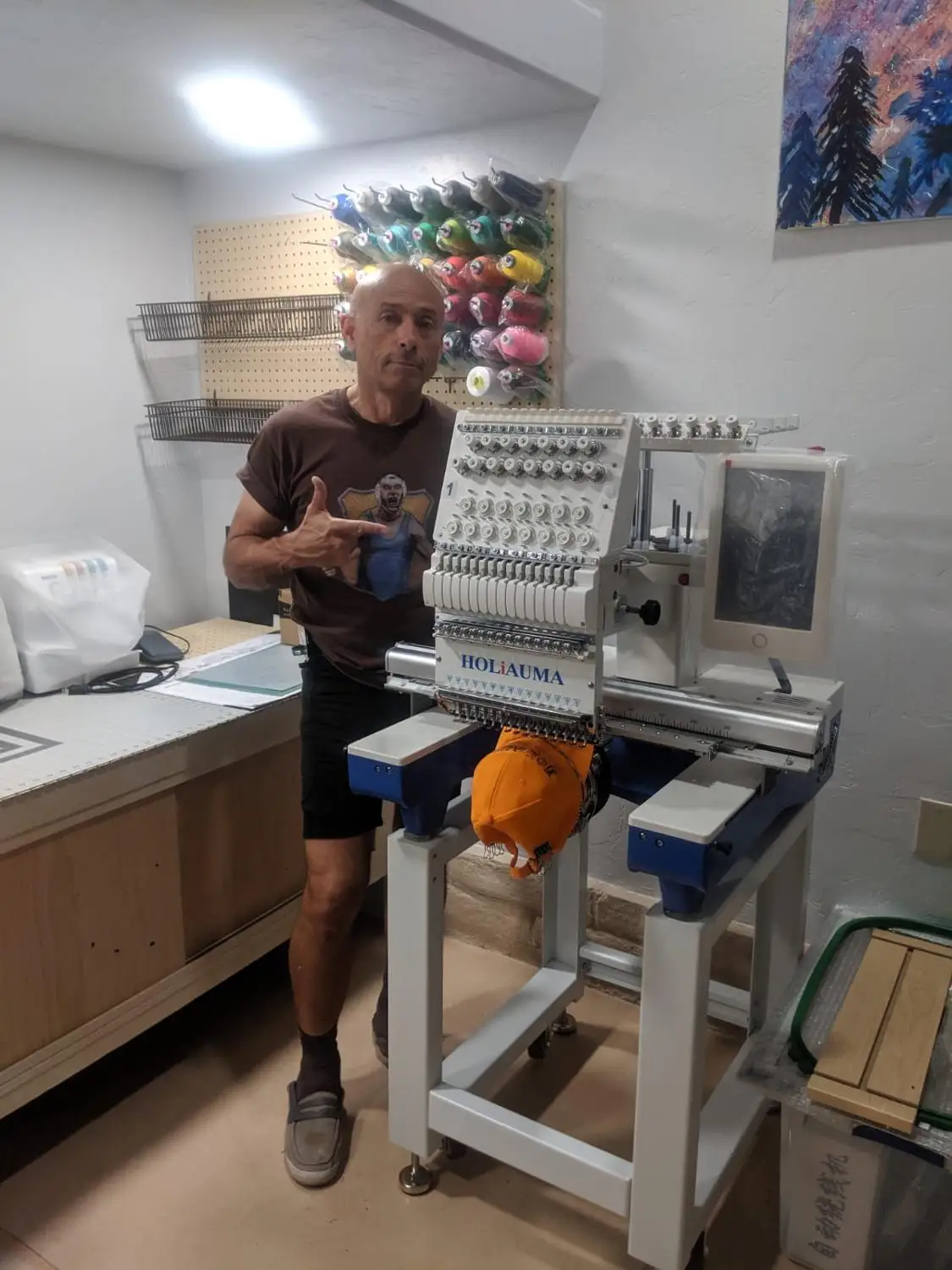 Как TAJIMA 15 игла промышленный сенсорный экран с одной головкой