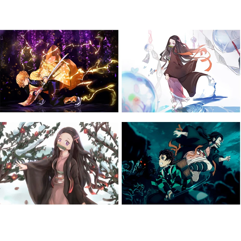 5D алмазная живопись искусство рассекающее демонов киметасу No Yaiba полные