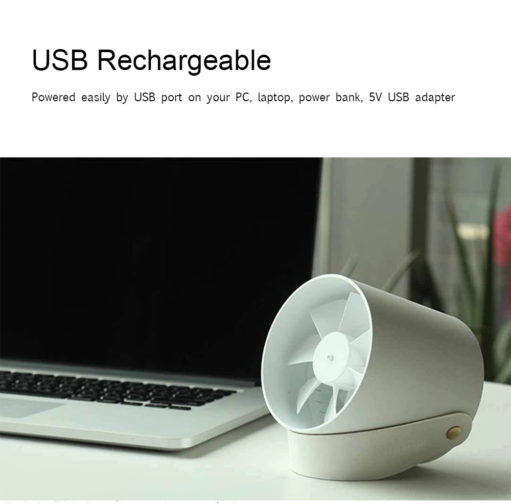 Xiaomi Vh мини настольный вентилятор портативный вентилятор Usb Mijia вентилятор Ультра тихий умный сенсорный контроллер кулер двойной двигатель драйверы