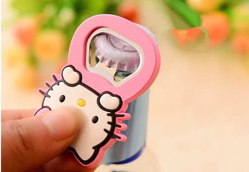 

Bottle opener cartoon multifunctional silicone stainless steel bottle opener kitchen tool (can be used as refrigerator magnet)