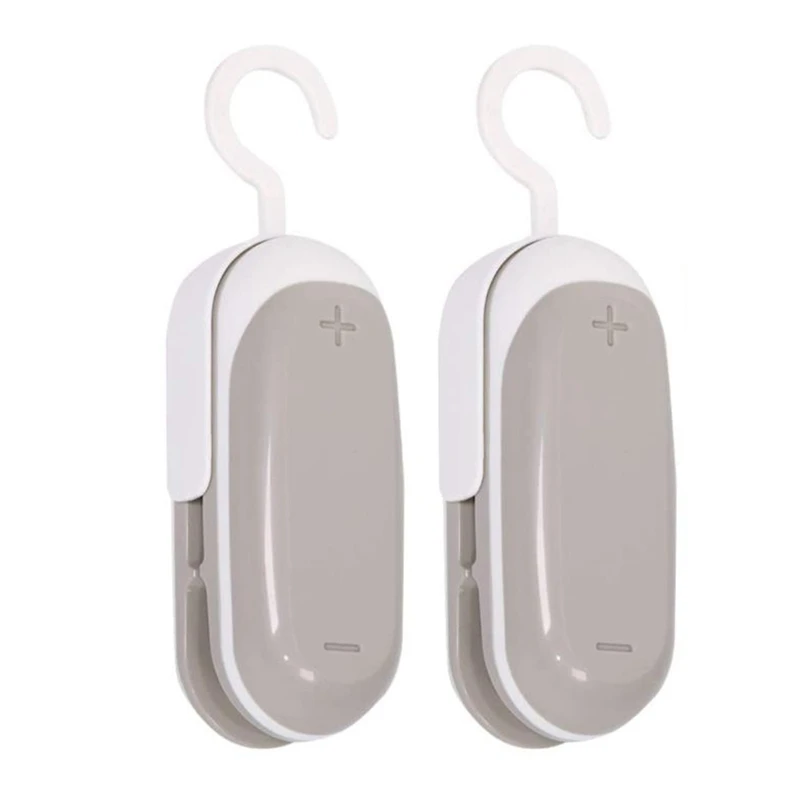 

2 предмета мини запаиватель пакетов, Портативный тепловой вакуум-закаточных машинок вакуумный упаковщик, 2 в 1, скрепляющаяся с помощью тепл...