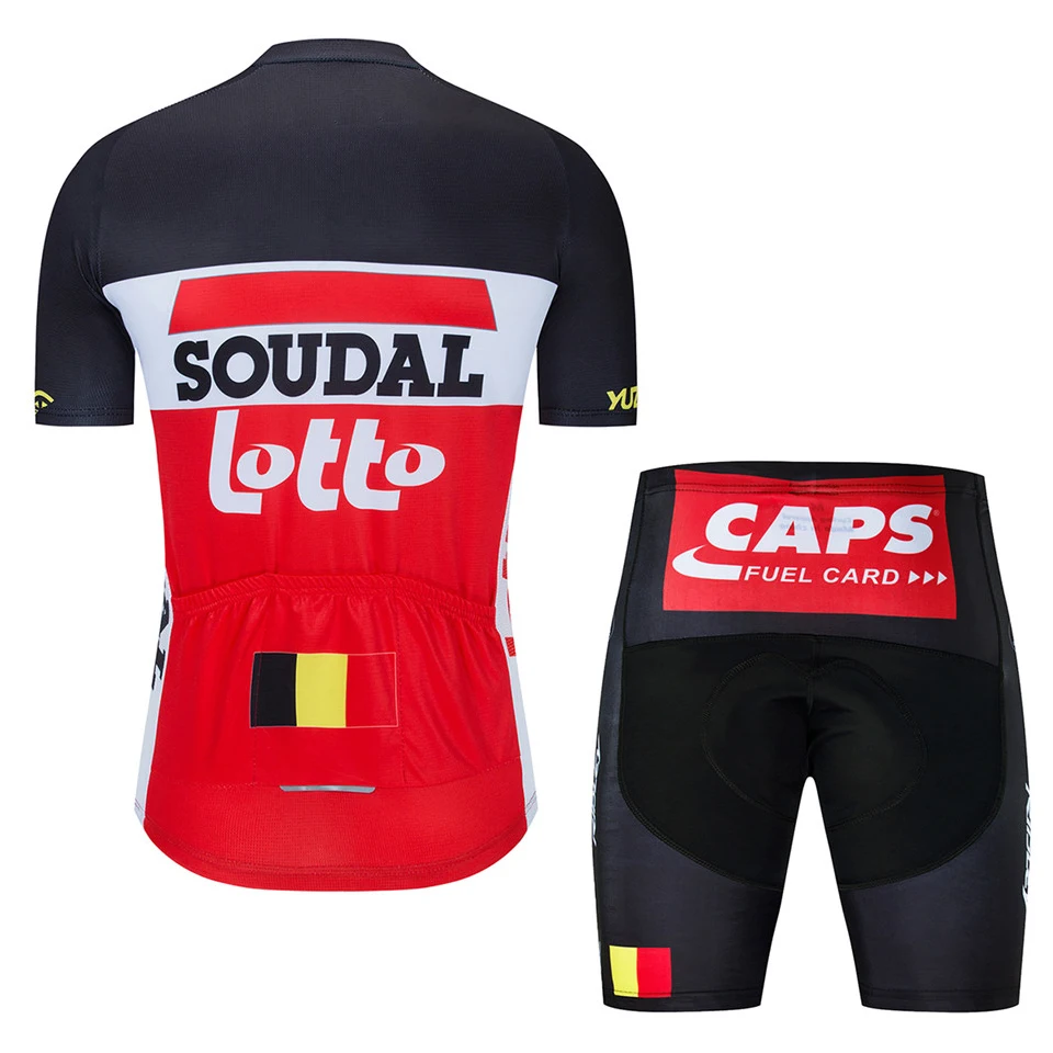

2020 Summer New LOTTO Cycling Jersey Set Mountain Bike Clothing MTB Bicycle Clothes Wear Maillot Ropa Ciclismo Men Cycling Set
