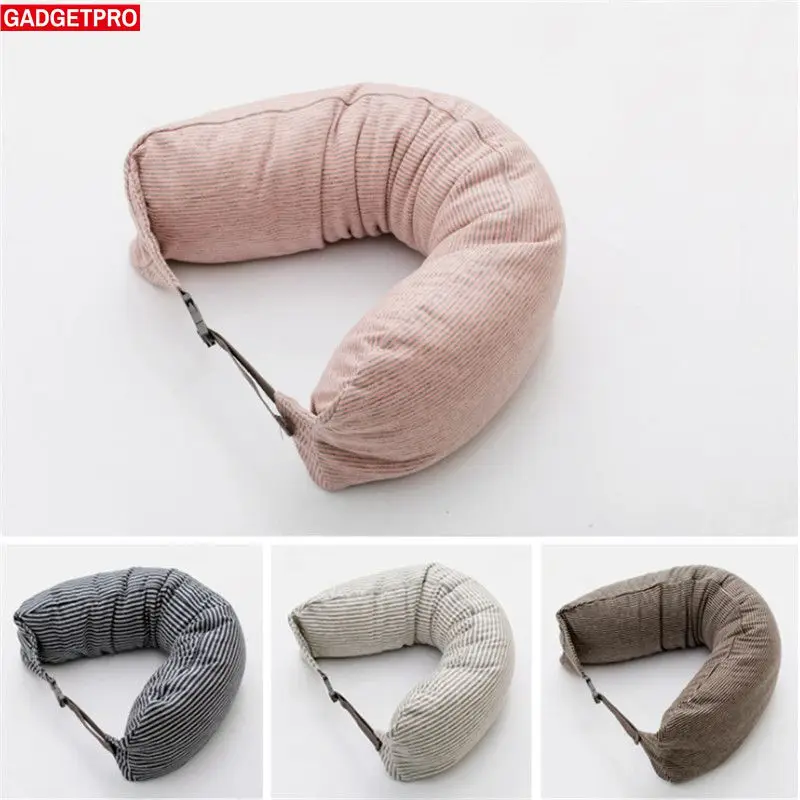 Дорожная U образная подушка Gadgetpro для шеи хлопковые подушки массажные