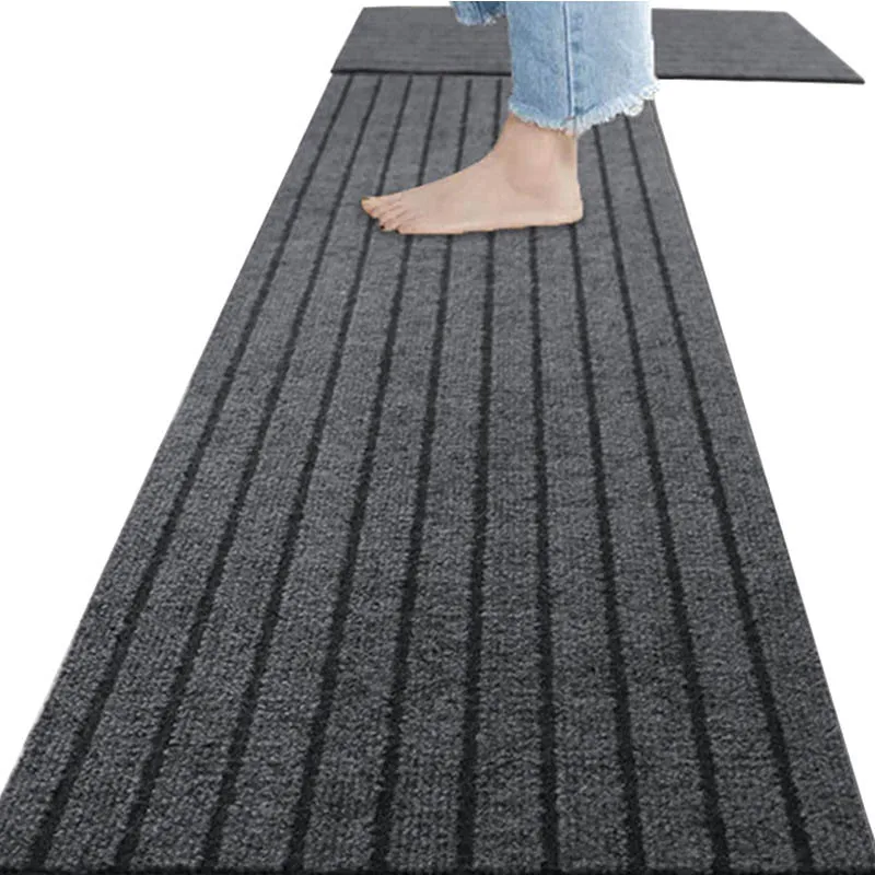 

Anti Slip Kitchen Mat for Floor Modern Bath Carpet Entrance Doormat Living Room Rugs for Bedroom Stripe Long Kitchen Carpets
