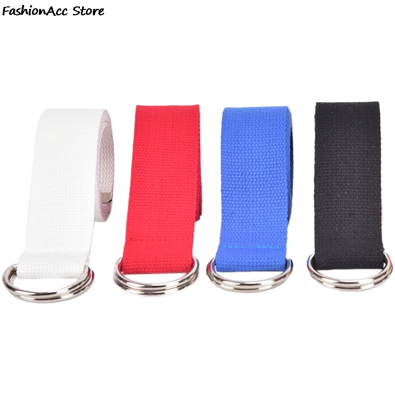 Модный повседневный нейлоновый ремень из ткани унисекс с D-образной пряжкой