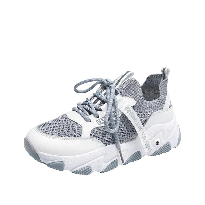 

Woman Vulcanized Shoes Fashion Sneakers 2020 Platform Chunky Woman Casual Shoes Brand Designers Mesh Tenis Basket Female Lacing
