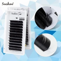 seashine 0 07mm l curl natural soft classic russian volume eyelash extension individual lashes extention mixed lengths