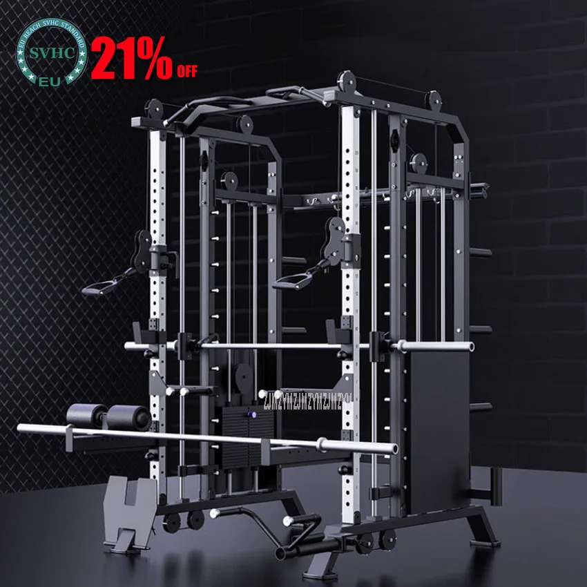

Multifunctional Deep Squat Weightlifting Frame Trainer Chin Up Counterweight Pulling Rope Training Combination Fitness Equipment