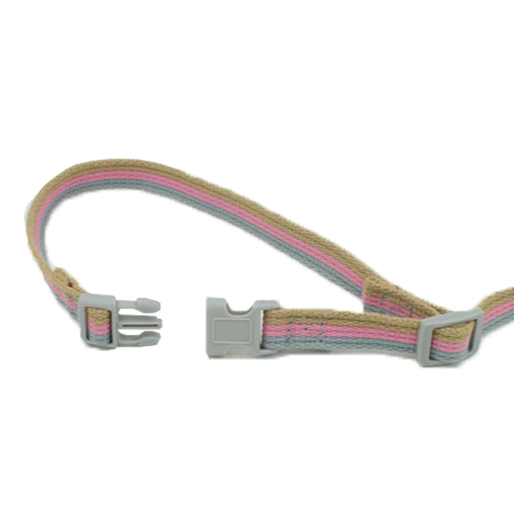 Ошейник для собак и кошек толстый холщовый регулируемый поводок щенков