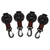 4 pcs heavy duty suction cup anchor with securing hook tie down camping tarp accessory as car side awning