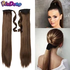 DinDong, 24 дюйма, удлинитель волос на клипсе, синтетический накладной хвост, накладной хвост, Женский накладной хвост