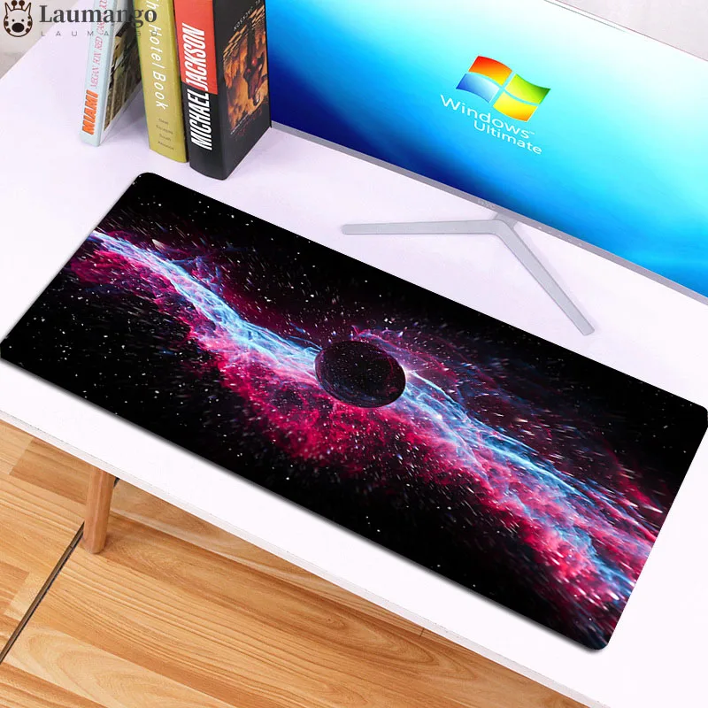 

space Mouse Pad xxl Speed Mice Mat Computer Mousepad Rubber Gaming Accessories Keyboard Desk PC Gamer Office Play Mats