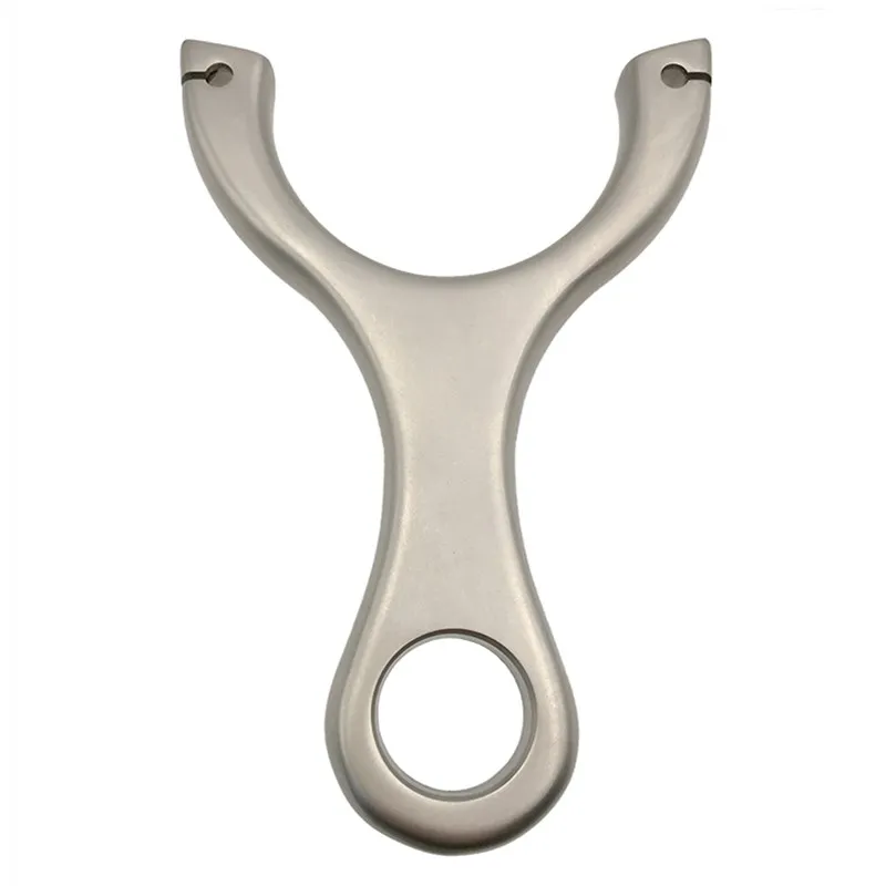 

304 Stainless Steel Slingshot Single Strand Card Ball Bow New Fish Round Rubber Band Integrated Bow 2021 New Year Gift