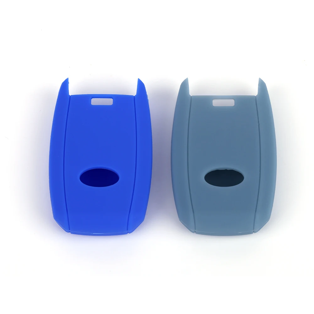 RYHX Fashionable Key Accessory Rubber Silicone Car Cover Case Keyless Protector Fob Remote Wallet for 3 Buttons Smart | Автомобили и