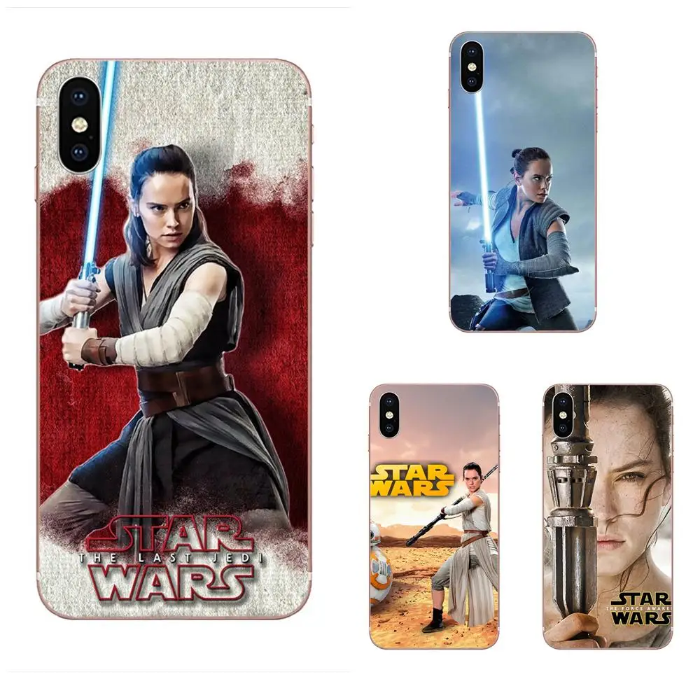 Популярный фильм Персонаж Звездных войн Рей женщин для Apple IPhone X XS Max XR 4 4s 5 5C 5S SE 6 6S 7