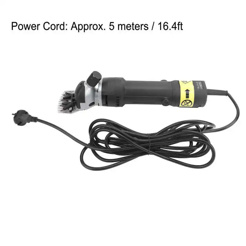

690W Wool Shears 6-Levels Speed Adjustment Electric Cutting Handle Cutter Tool for Sheep Ewes Goats Llamas Alpacas