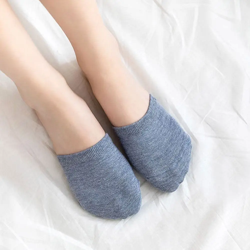 

5 pics Forefoot socks woman summer solid candy female sock foot toe hood sock socks invisible heels cotton breathable socks