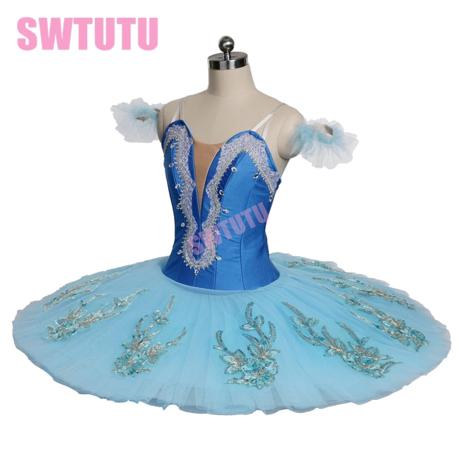 Голубая девочка конкурентоспособная палитра Tutus детская женская синяя Лебединая