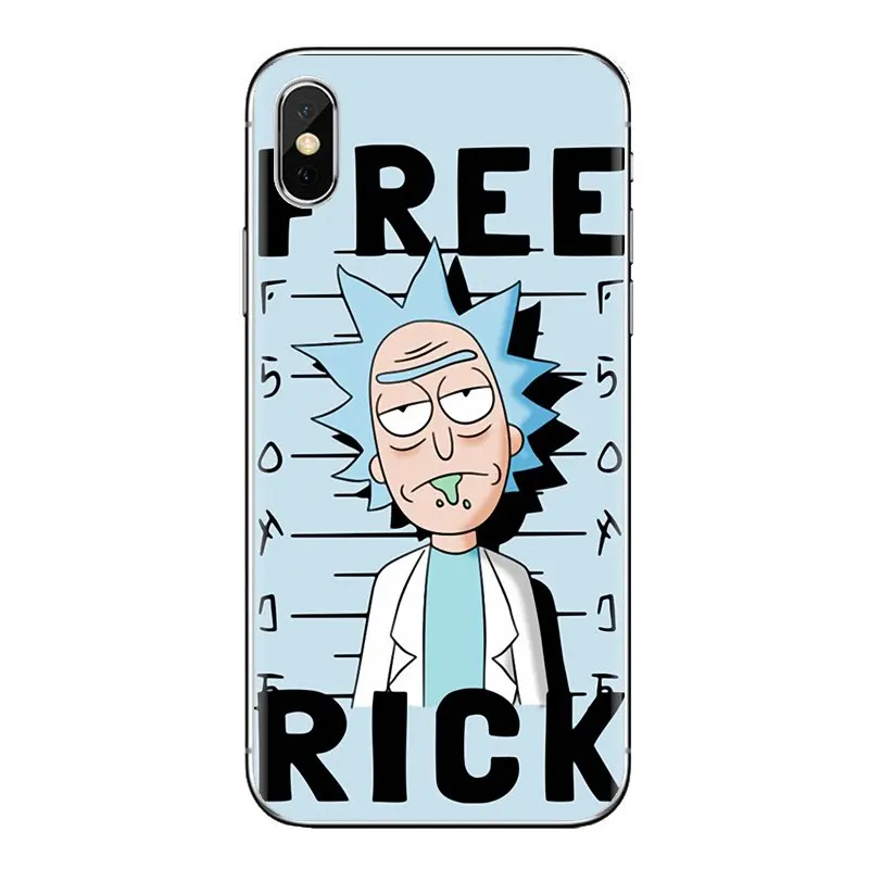 For HTC One U11 U12 X9 M7 M8 A9 M9 M10 E9 Plus Desire 630 530 626 628 816 820 830 2018 Original Rick And Morty Phone Shell Cover |