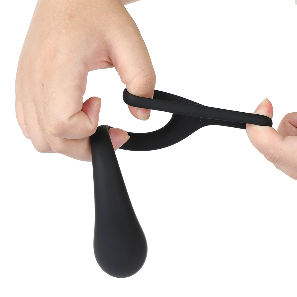 Кольцо для пениса с простатой силиконовая Анальная пробка Мужской мастурбатор