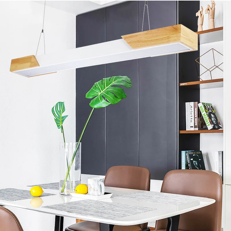 Modern fashion Wood+rion bar Cafe Restaurant pendant lamp study office aisle corridor living room dining Chandelier light | Освещение