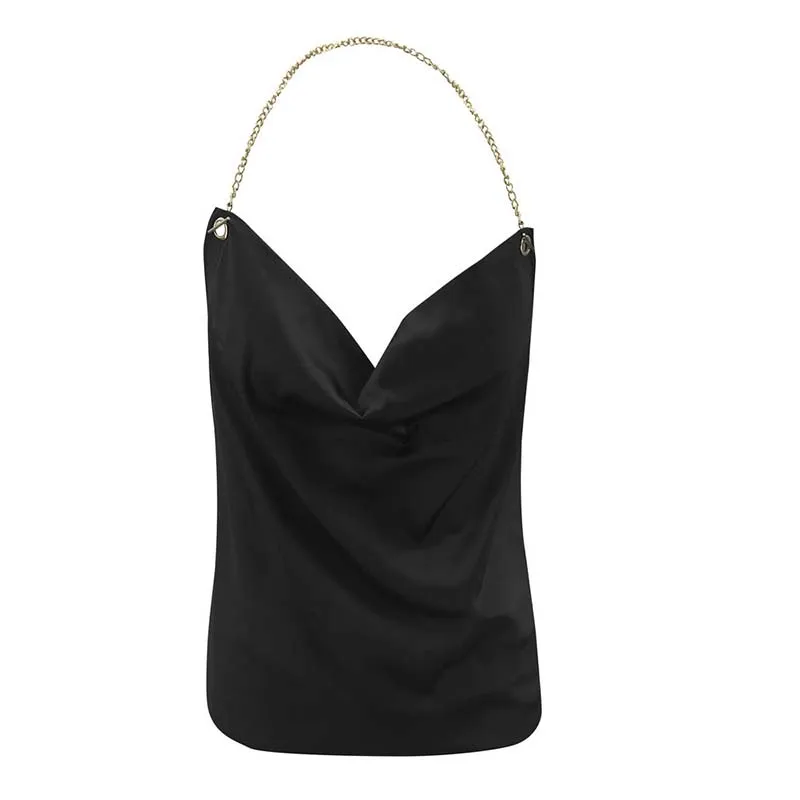 Женская сексуальная майка с глубоким V-образным вырезом летний топ без рукавов