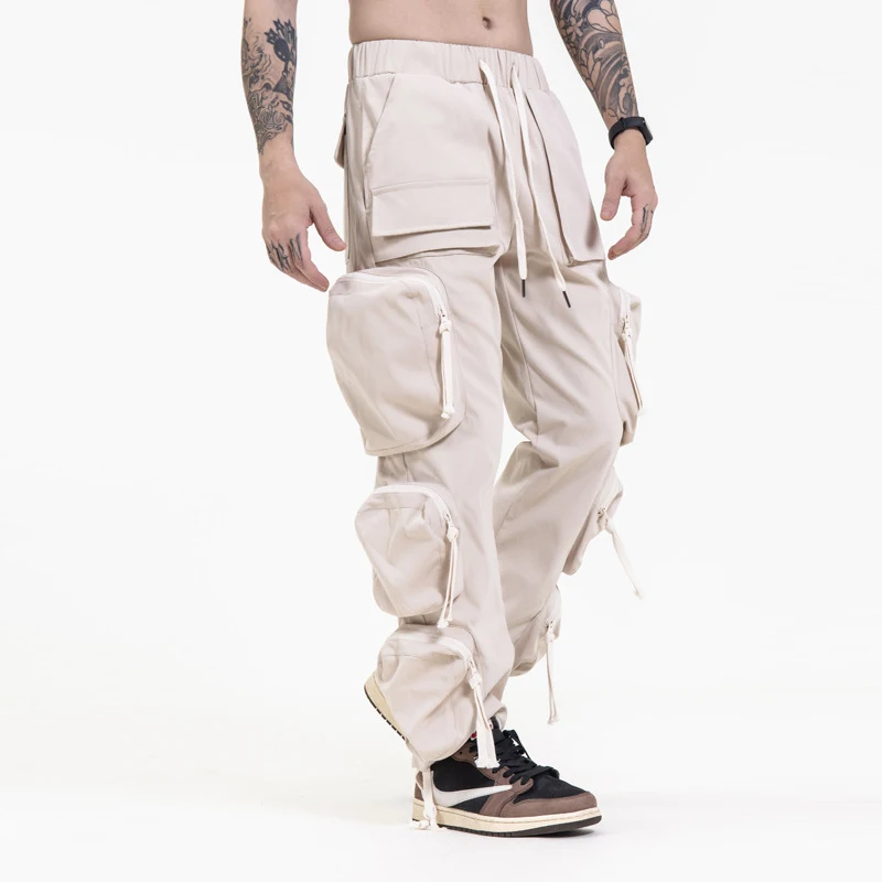 GTDOM мужские модные с карманами несколько карманов функциональные коротким