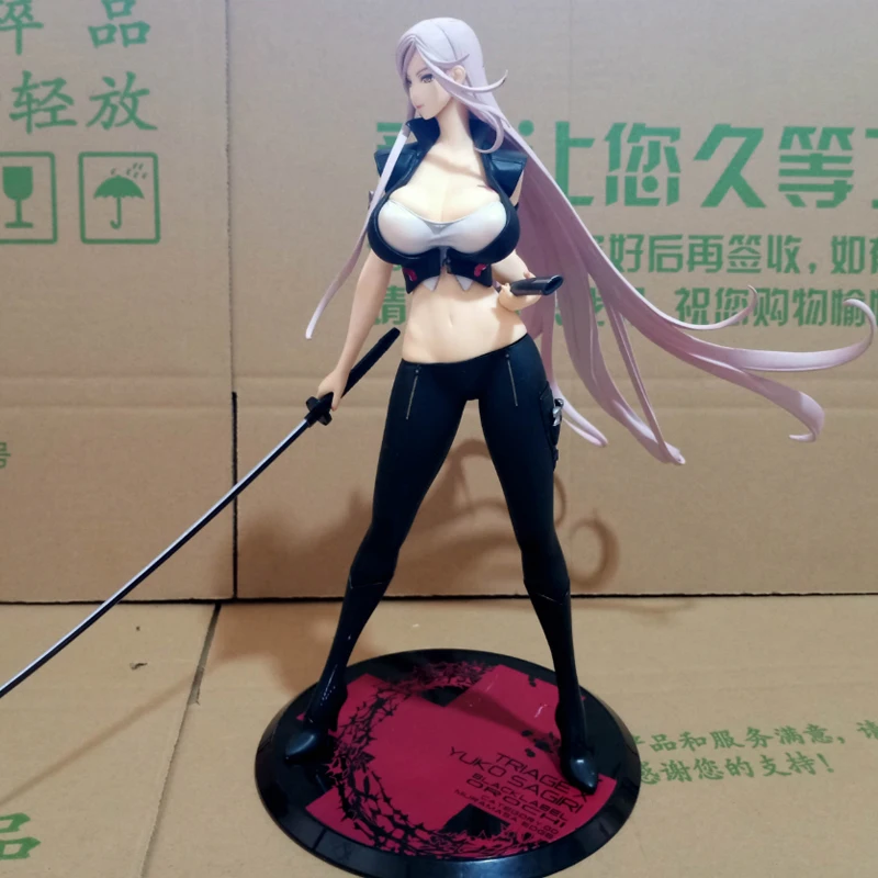 Аниме-фигурка 26 см Triage X Yuko Sagiri Dark Ver. Масштаб 1/7 окрашенная фигурка Коллекционная