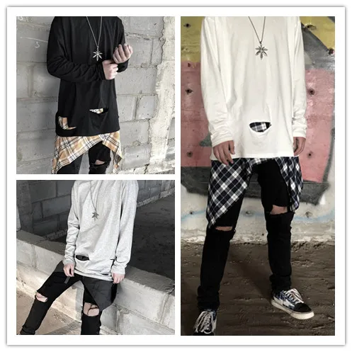 Лето 2020 женская уличная свободная футболка с длинным рукавом для мужчин Польша