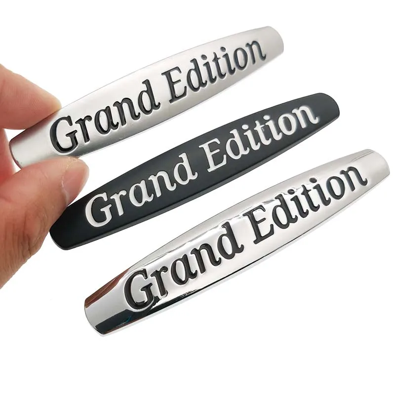 1 шт. металлическая 3D Эмблема для автомобиля Grand Edition заднего багажника наклейки