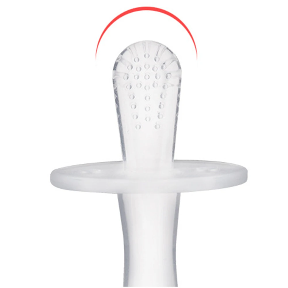 Детский ручной мягкий силиконовый Прорезыватель для зубов устройство ухода за