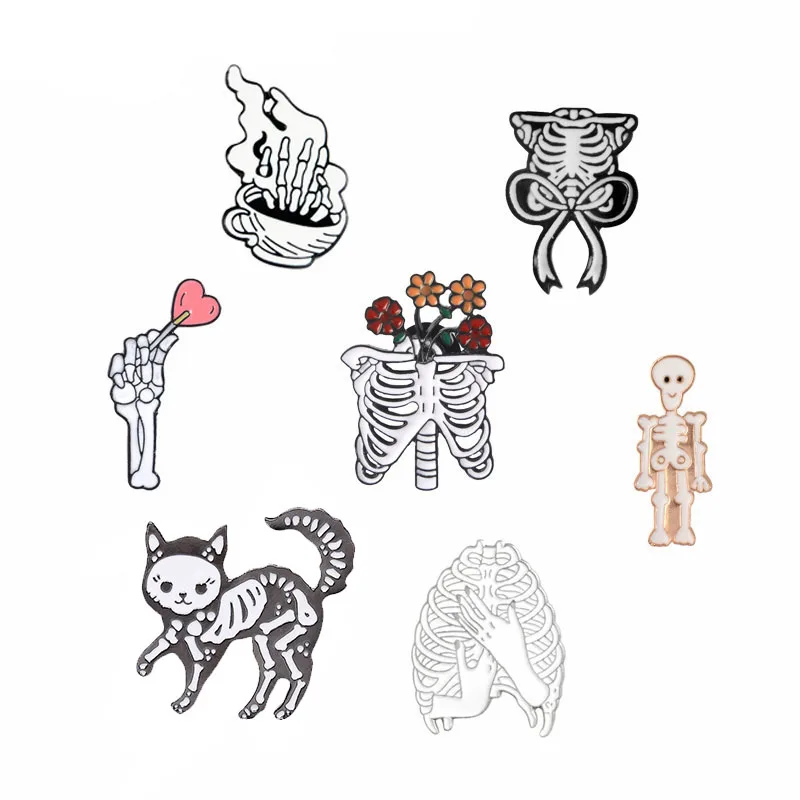 Рифленая клетка искусственная кошачья кость каркас в рубчик готический панк