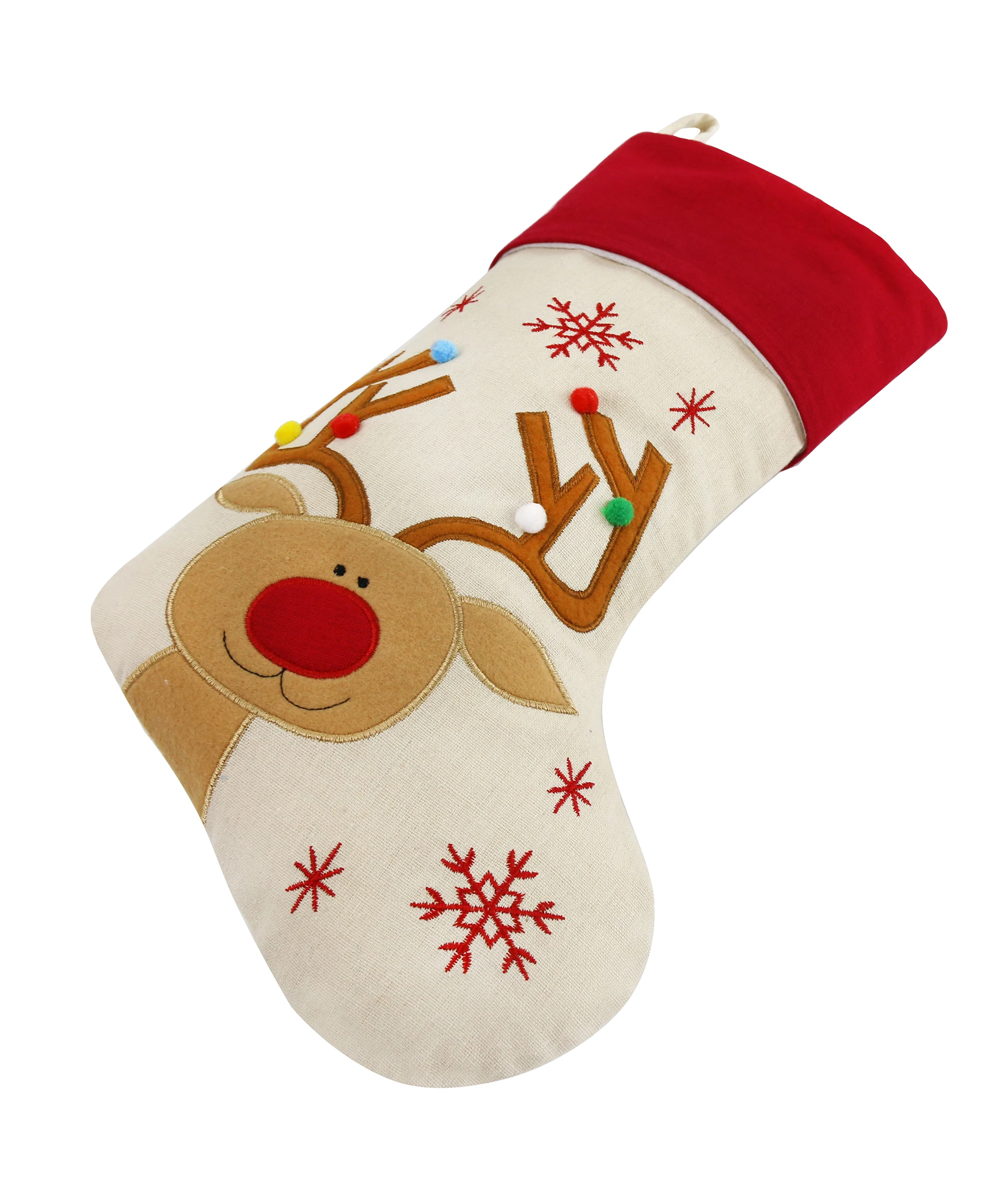 Прямая поставка Рождественский комплект чулок из 4 предметов: Санта снеговик