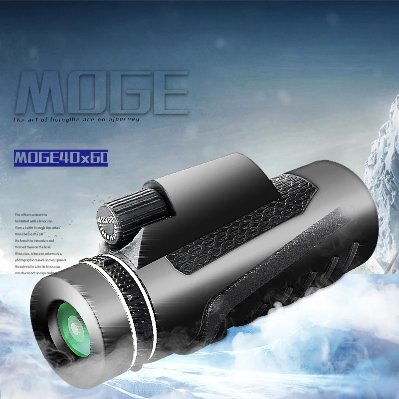 

Professional Monoculars Powerful HD Telescope 12x50 With Lamp LightingHigh Power HD Monocular, BAK4 Dual Focus Telescope