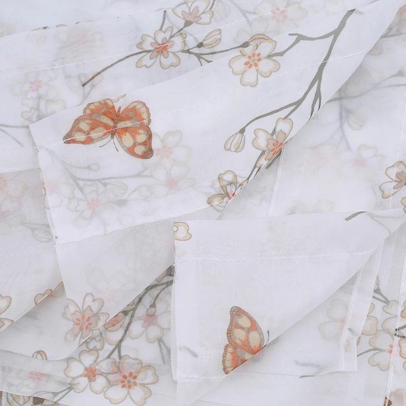 Занавеска для двери Короткая занавеска s кухни гостиной кружевная полузанавеска