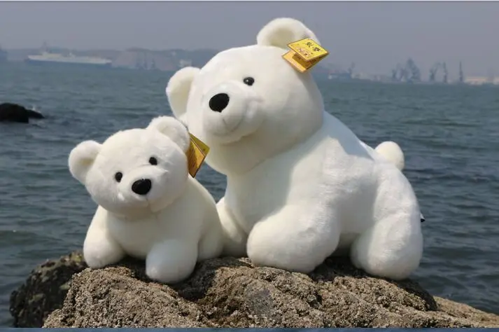 

high quality goods cute cartoon polar bear plush toy soft doll throw pillow Christmas gift b1758
