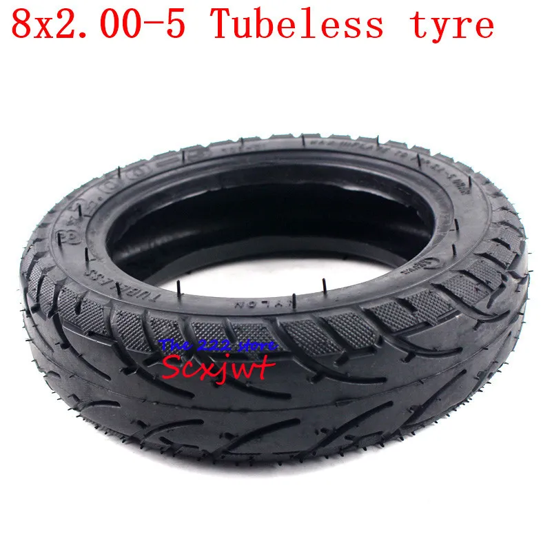 Бескамерная шина для колес хорошее качество 8x2.00 5 карманного велосипеда мини