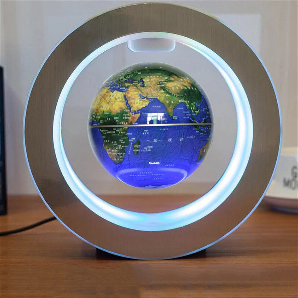

Новинка 2021, домашнее украшение, наземный шар, плавающий Магнитный левитационный шар, светильник, Карта мира, шар, светильник для офиса