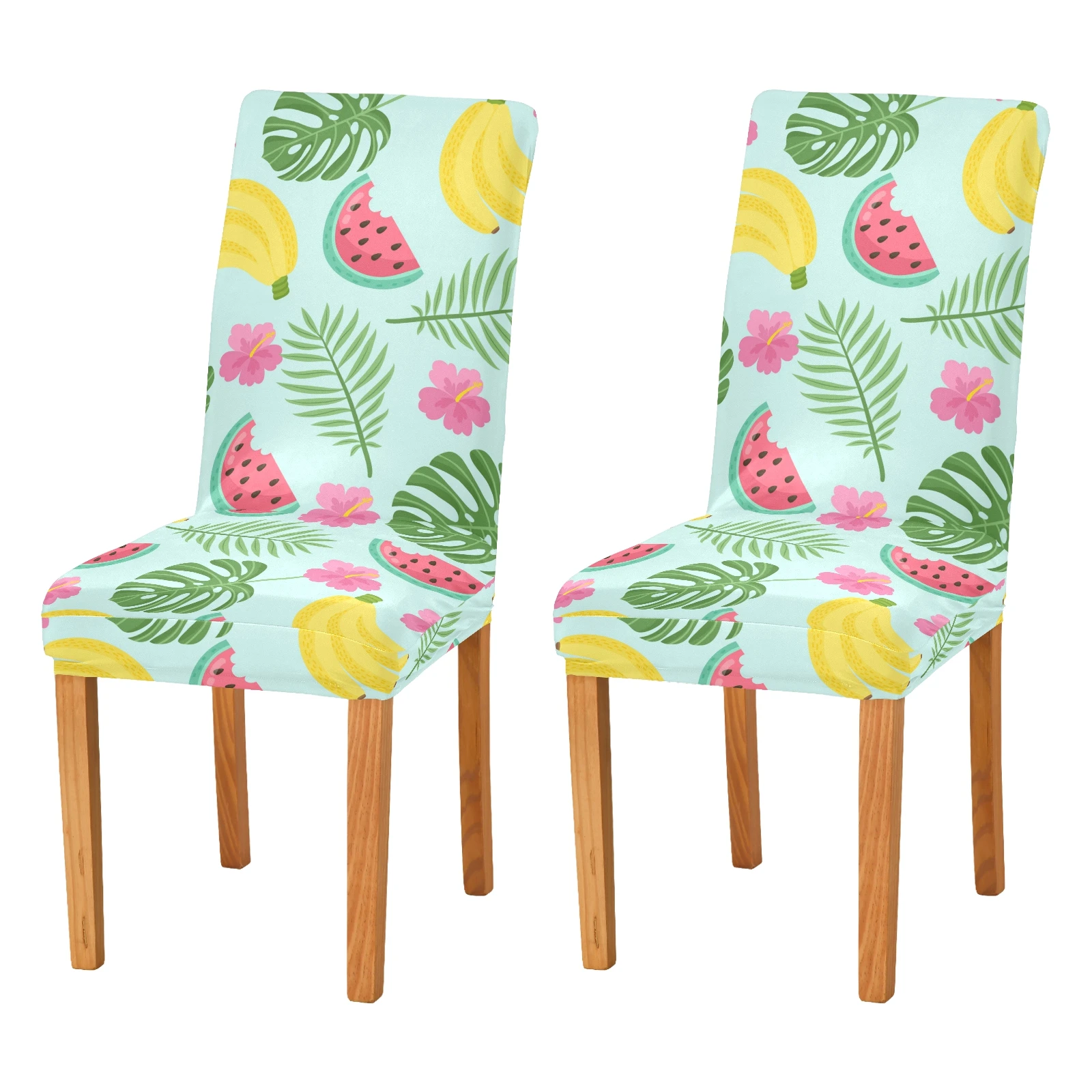 

Роскошные тропические Пальмовые Листья, искусственная эластичная Съемная растягивающаяся спинка для дивана, кресла, для свадьбы, отеля, ба...