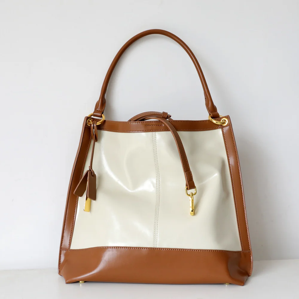 

Сумка кросс-боди из высококачественной натуральной кожи, вместительные тоуты, модная мягкая сумочка-мессенджер на плечо, 2021new