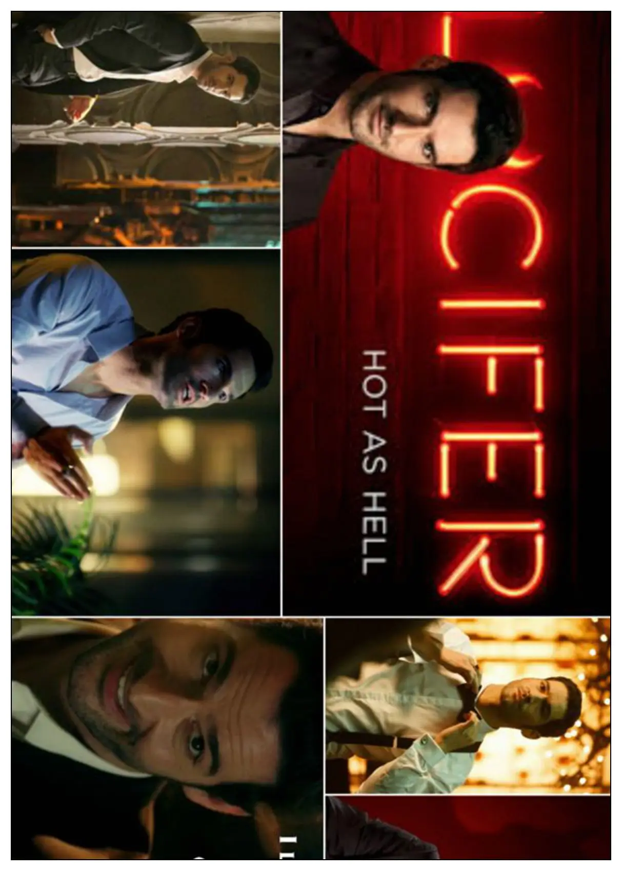 Облицовочный плакат Lucifer ТВ серии показ стикер на стену белая бумага домашний декоративный плакат на стену Прозрачный декор изображения