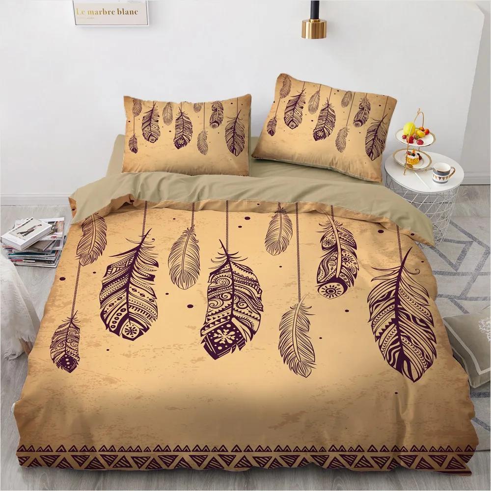 Классический набор пододеяльников с 3D дизайном на заказ Комплект постельного