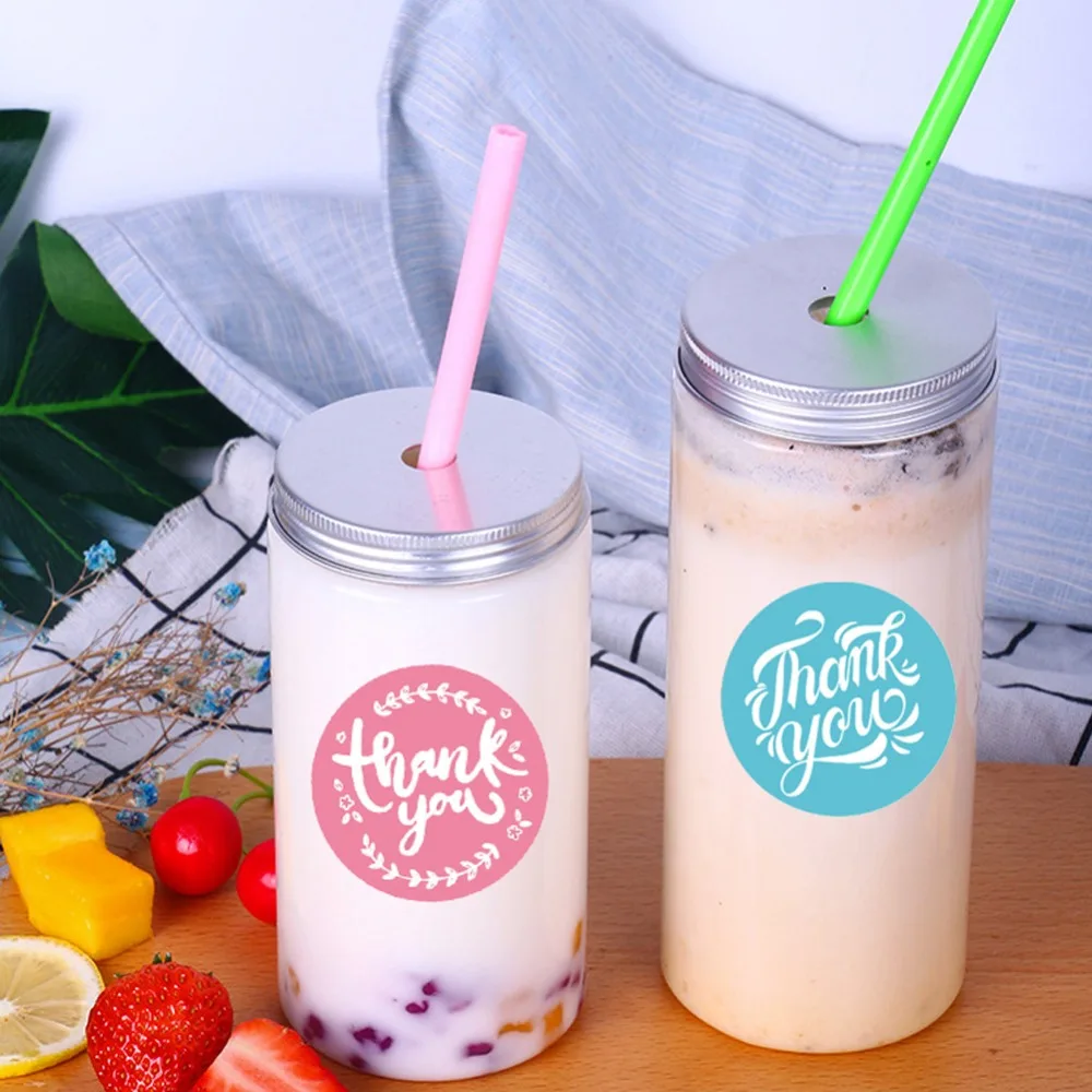 Ручной работы круглых наклеек 1 дюйм Спасибо наклейки этикетки для печати