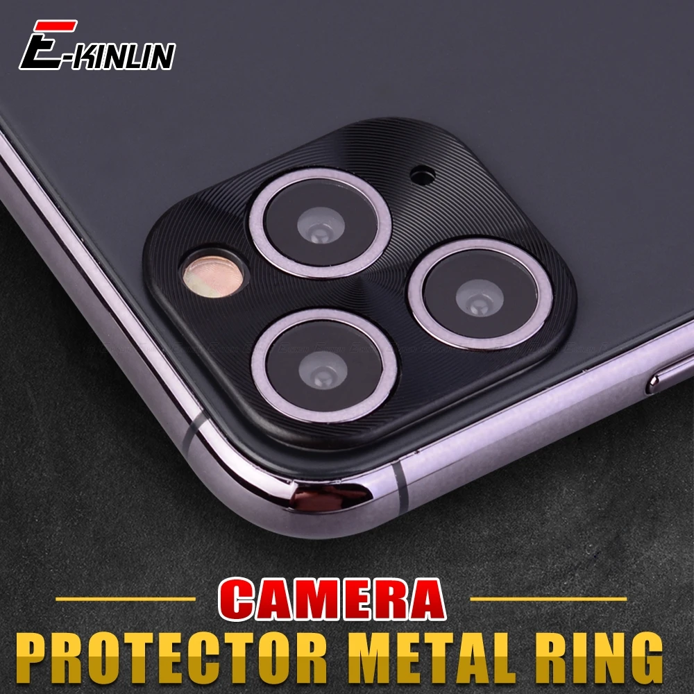 Защитное кольцо для объектива камеры iPhone 11 Pro Max металлический защитный чехол