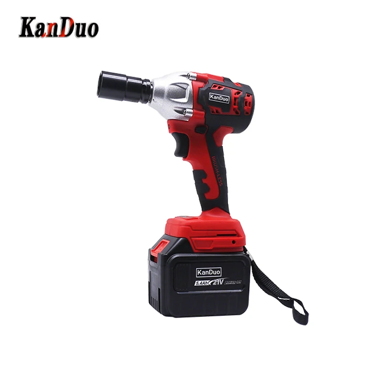 Гаечный ключ для литиевых аккумуляторов, 21 в, удаление гаек, с бесщеточным двигателем, необычный литиевый аккумулятор, гаечный ключ с высоким крутящим моментом Гаечный ключ для литиевых аккумуляторов, 21 в, удаление гаек, с бесщеточным двигателем, необычный литиевый аккумулятор, гаечный ключ с высоким крутящим моментом