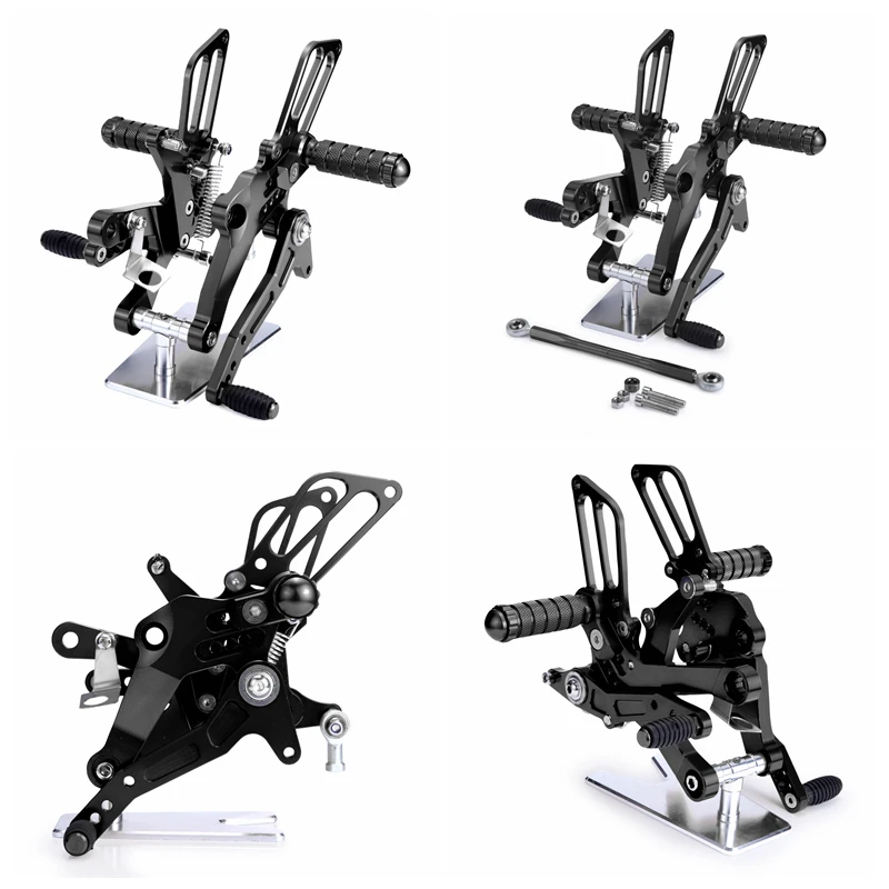 Для Kawasaki Rearset Ninja 400 250 с ЧПУ Регулируемые задние комплекты сдвиг Подножки подножки педали Ninja400 Ninja250