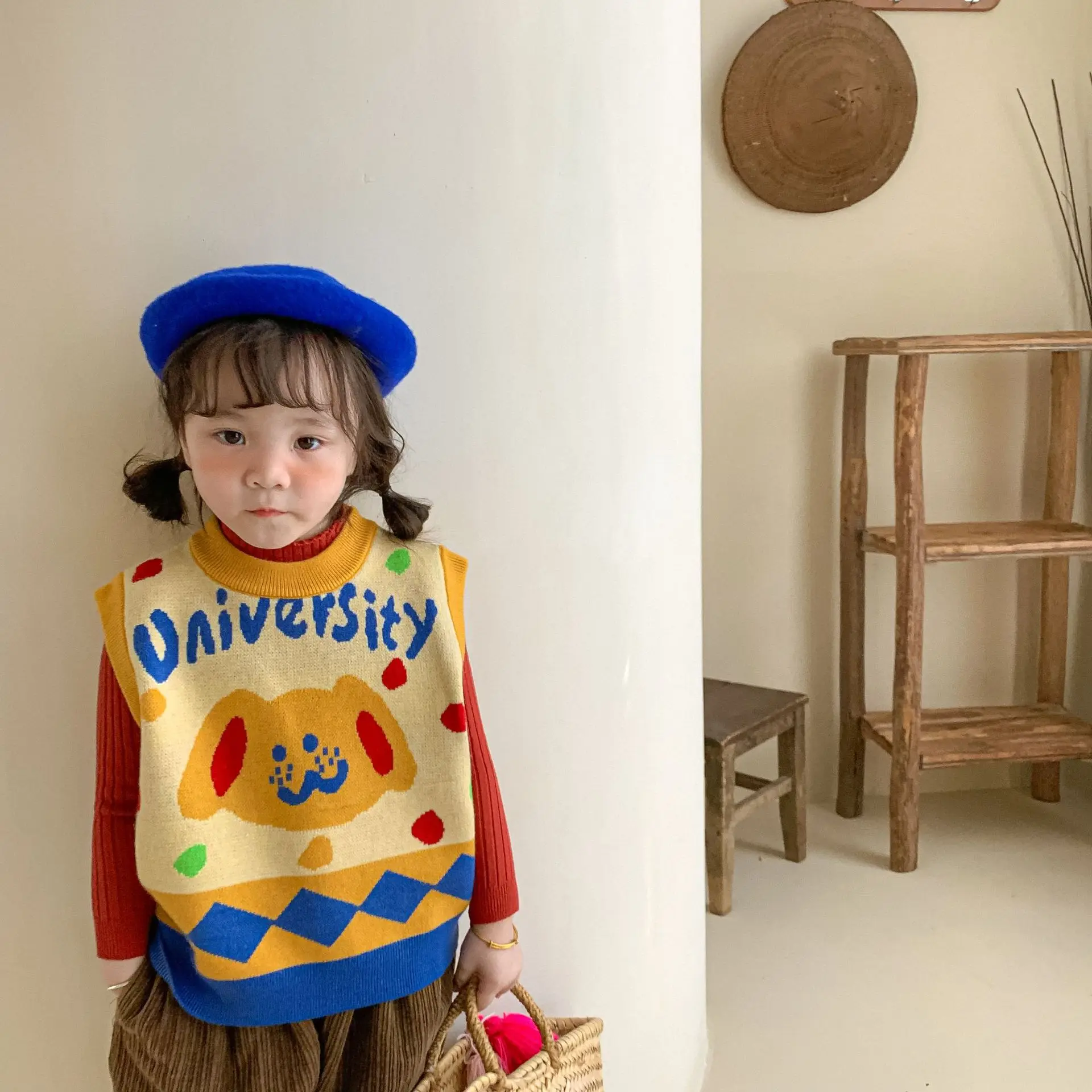 

Детский трикотажный жилет, на возраст 1-7 лет
