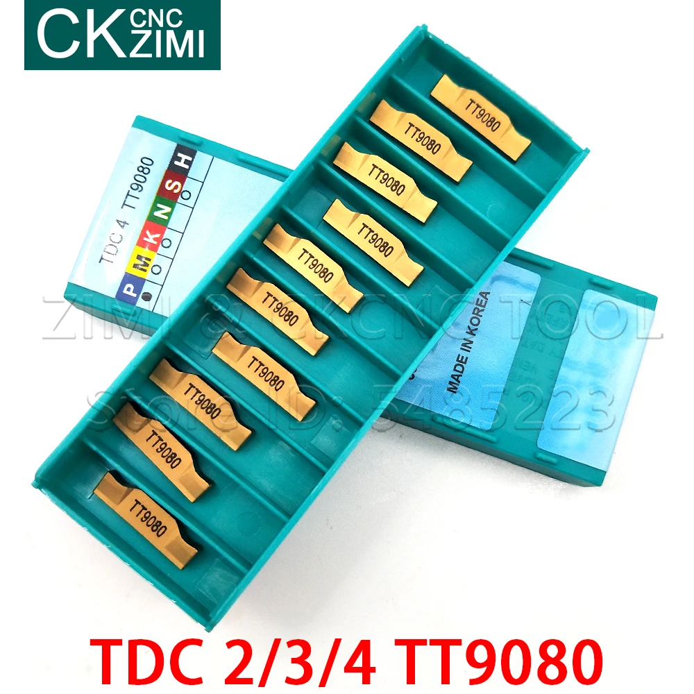 Твердосплавные вставки TDC2 TDC3 TDC4 TT9080 токарные инструменты двусторонняя Обработка