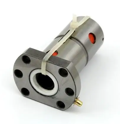 

new DFU2505 Double Ballscrew length 200 250 265 mm + DSG25H ballnut + Ball screw End Support + 17mm to 14mm coupling.